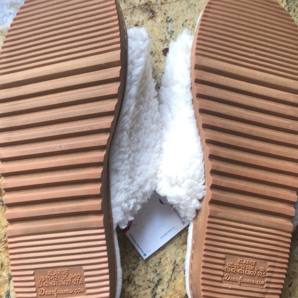 Dearfoam Cozy Comfort Hard bottom Slippers - Picture 5 of 6